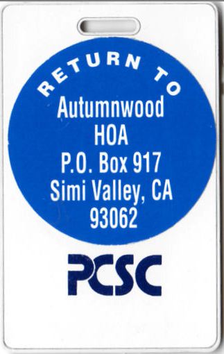 Autumn Wood Key Card